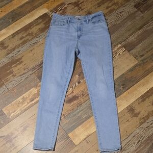Levi's 721 High Rise Skinny Denim Blue Jeans Womens Size 31‎ Inseam 29